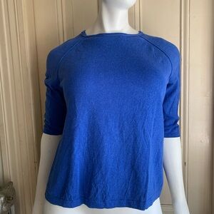 J. Jill Vibrant Blue Lightweight Sweater